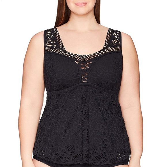 BECCA Other - Becca Captured Tankini Top Swimsuit